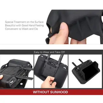 Силиконов защитен калъф Sunnylife Case Sunhood Sunshade за дрона DJI Smart Controller MAVIC 2 Drone