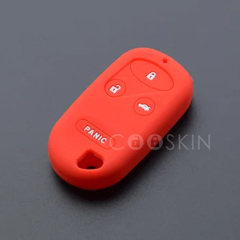 Силиконов калъф за ключ на автомобила калъф за Honda CRV S2000 Insight Prelude 4 Button car key protect Shell аксесоари 10 бр./лот