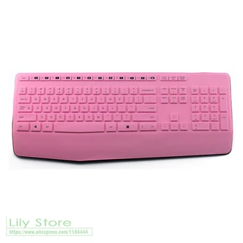 Силиконов прахоустойчив механичен Безжична Bluetooth Desktop keyboard Cover Protector пылезащитная филм за Logitech MK345 K345