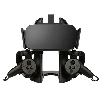 Скоба черна маса VR стойка държач слушалки организатор стабилен универсален лесен за използване здрав дисплей контролер за определяне на Oculus Rift