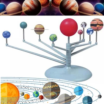 Слънчевата система от девет планети планетариум комплект модел Астрономията научен проект САМ Kids Gift Worldwide Sale ранно образование за детето