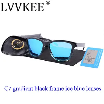 слънчеви очила lvvkee мъжки поляризирани uv400 високо качество на жените риболов шофиране Спорт на открито, слънчеви очила син зелен червен жълт черен