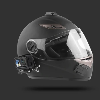 Спортна камера за каска на мотоциклет гениален пост скоба езда Selfie Stick arm mount за dji Osmo Action camera аксесоари