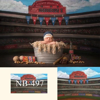 Стадион спортно игрище фон новороденото дете снимките фонове за фото студио живопис с маслени бои повикване снимка фон