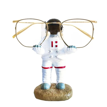 Статуята на астронавти поставка за очила многофункционална переноска мобилен телефон / точки / Ipad / притежателя на химикалки декорация на дома, работния плот