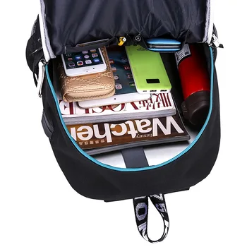 Странно нещо раница за ученици USB зареждане ежедневна чанта момчета и момичета твърди с голям капацитет Mochila тийнейджъри училищна чанта