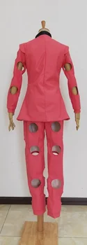 Странно приключение Джоджо Златен вятър паннакотта Фуго cosplay костюм изкуствена кожа униформи Хелоуин костюми карнавални