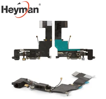 Струята Heyman за подмяна на резервни части за Apple iPhone 5S (конектор за слушалки, конектор за зареждане,с компоненти,с микрофон)