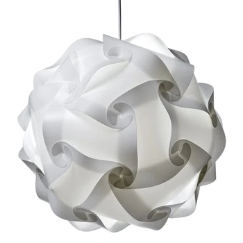 Съвременен творчески IQ САМ пъзел лампа лампа Nordic окачен лампа сенки на тавана виси лампа за декорация на дома E27