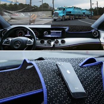 Таблото на автомобила избягвайте светлина pad платформа маса покриване на килими, постелки за Hyundai Santa Fe 2019 2020 TM автомобилни аксесоари, анти-UV тире