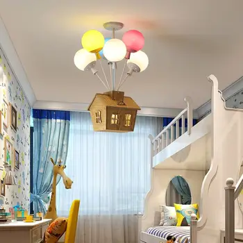 Тавана лампа, детска стая, хол с трапезария ресторант декоративни осветителни тела за дома, децата просто модерен led тавана лампа