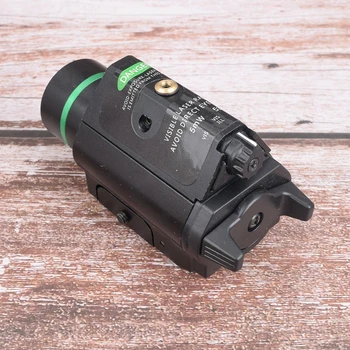 Тактически лов фенерче, червен, зелен лазерен мерник M6 LED Light Combo Mount Ultra Bright за уивър picatinny rail 20 мм