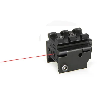 Тактически мини Червената точка на лазерния мерник 20 мм рельсовое определяне на пистолет Пистолет очите Уивър Picatinny определяне на набор от страйкбол ловен прицел