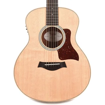 Тейлър GS Mini акустична електрическа китара с оригиналната тънкия китара чанта и плектър инструмент с каишка GSmini Taylor Travel Guitar