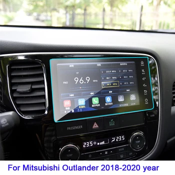 Темперирано стъкло на екрана защитно фолио за Mitsubishi Outlander Auto Interior Car GPS Navigation Screen Protector 2018-2020 година