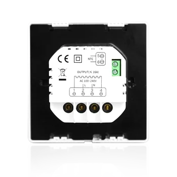 Термостат 220V Sasha WiFi за електрически или воден/газов котел подово отопление за работа с контролер на температурата Алекса Google Home