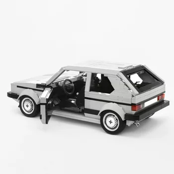 Техника Series Golf Mk1 сив стил направи си Сам и модела на автомобила строителни блокове, тухли 1390 бр. творчески технически играчки подаръци за Децата