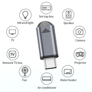 Тип C Micro USB Mini Smart IR Техника безжичен интерфейс за дистанционно управление на Smart App Control Adapter мобилен телефон за дистанционно управление