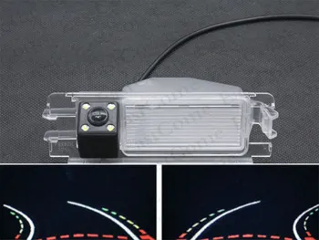 Траекторията следи динамична камера за обратно виждане за паркиране на автомобил на Renault Dacia Duster CCD Night Vision BackUp Reverse Camera