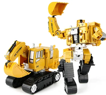 Трансформация на робот кола метална сплав инженерна конструкция на автомобила камион монтаж на деформация играчка 2 в 1, Робот, детски играчки, подаръци