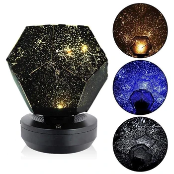 Трицветна проектор Starlight, САМ оригинален семеен планетариум звездното небе, светлини, романтична открит украса спални светлини