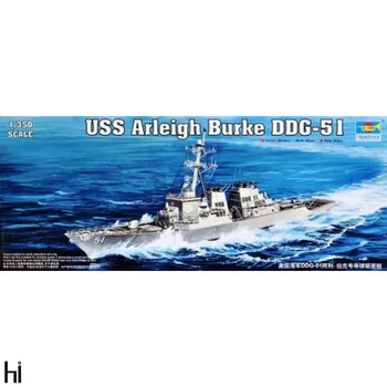Тромпетист 1/350 04523 USS Arleigh Burke DDG-51 управляван ракета разрушител пластмасов монтаж модел строителен комплект