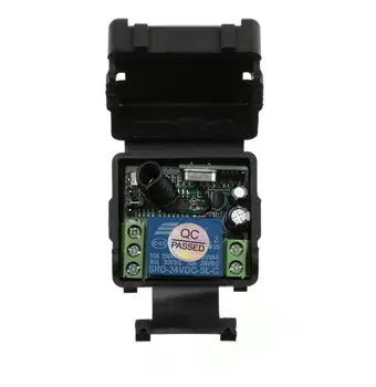 Универсален DC 24 v 1channel mini RF wireless remote control switch приемник предавател 315/433 Mhz