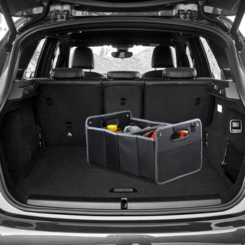 Универсален автомобилен органайзер кутия багажника сгъваема сгъваема чанта за носене чанта за съхранение на товарен контейнер полагане на почистване, за да BENZ Ford BMW KIA