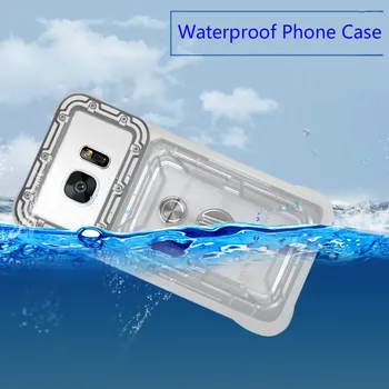 Универсален водоустойчив калъф за телефон Huawei P20 Pro Капитан 20Pro Xiaomi Mi8 9 Samsung S6 S7 S8plus подводен калъф за вашия телефон, Нова 1бр