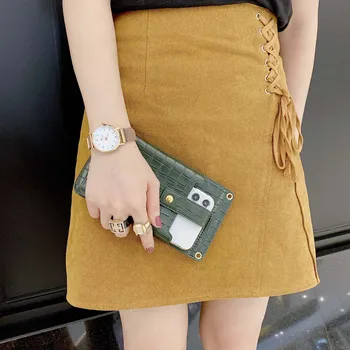 Универсален колан за сменящи се на телефон чанта за носене за Xiaomi Mi 9T Pro 9 SE 8 Lite A1 A2 A3 Max 3 Mix 2S 5S Card Plus Pocket Case Cover