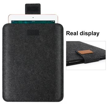 Универсален преносим ръкав калъф за iPad Air 2 1 3 4 5 6 7 Pro 12.9 11 10.5 10.2 9.7 2016 2017 2018 2019 Soft Case Tablet Bag