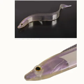 фабрика продава бионическую поясную риба бяла-прозрачна светящуюся меката стръв подобна на рибата стръв