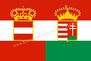 Флаг на Австро-Унгария (1869-1918) 3 x 5 фута 90 x 150 см австрийските знамена банери