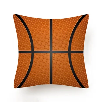 Футбол, баскетбол, ръгби печатни полиестер седалките модерен разтегателен диван декоративни Спорт хвърли калъфка калъфка 45X45CM