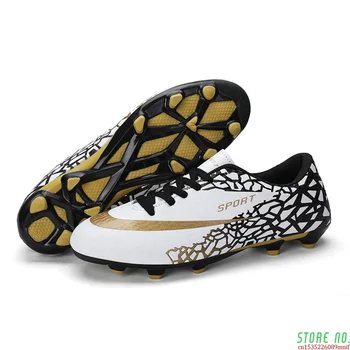 Футболни обувки закрит тревата футзал маратонки TF & дълги шипове Мъжки обувки футболни обувки оригинални футболни спортни обувки за жени, мъже