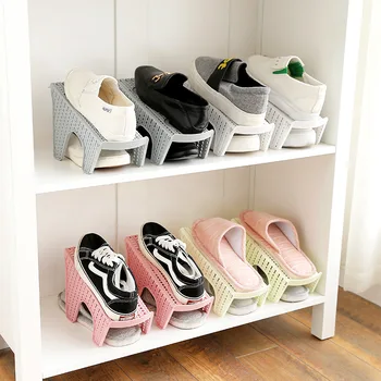Хол Удобни Купищата Организатор На Обувки Щанд Sheves Стелажи За Съхранение На Обувки Модерна Почистване На Съхранение На Обувки Рафтове