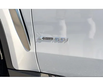 Хром ABS багажника на номер букви икона емблема емблема на стикер за BMW XDrive 20i 25i 28i 48i 35i 40i 50i