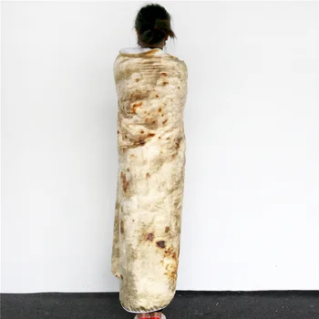 Царевичен тортила одеяло от пита на Пита мек хвърли Одеало за легло руно разтегателен каре плюшени завивки Манта Ортега Koce
