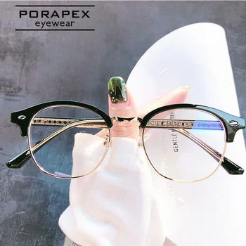 Цветни кръгли модни очила ацетатные рамки за очила жени РБ марка, дизайнер, ръчно изработени очила Feminino Lentes Opticos