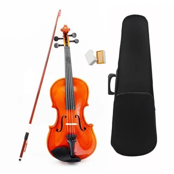 Цигулка ADDFOO 1/8 от размера на акустична Цигулка с тънък корпус лук colophony мост за възраст 3-6 M8V8 Липа стоманена Струна беседка лук 5 бр./компл.