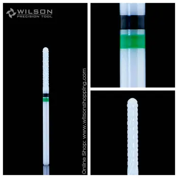Цилиндрична-бяла твърда керамика(6300206) - WILSON Ceramic Нокти Пробийте Bit&Цирконий Ceramic Стоматологичен Burs