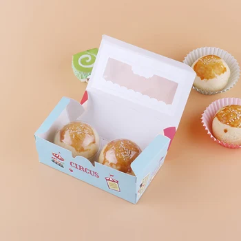 Цирк хартиена кутия за торта сладък животни 