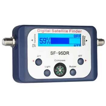 Цифров сателитен Търсещия сателитен Измерител на сигнала е цифров сателитен Търсещия сигнал метър с LCD дигитален Satfinder с компас