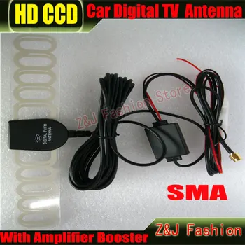 Цифрова телевизия с активна антена на мобилен кола Цифров DVB-T, ISDB-T антена с усилване на усилвателя+Безплатна доставка фабрика за продажба на LM