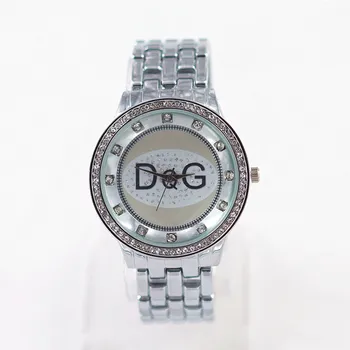 часовник за спорт New top selling Luxury Brand DQG Women Quartz Watch Full Fashion Steel Crystal Bear unisex Sports Watch Reloj