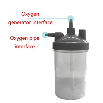 Чаша овлажнител бутилки с вода за машини Concentra генератор на главината на кислород