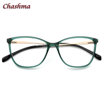 Чашма ацетат очила рецепта късогледство очила за жени голям кръг рамки качество спектакъл прозрачни лещи прогресивно