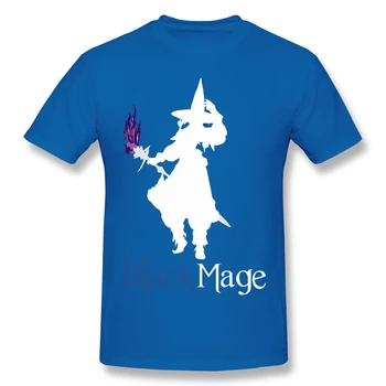 Черен магьосник Final Fantasy XIV тениска смешни тениски O шията памук Final Fantasy облекло Хумор тениска