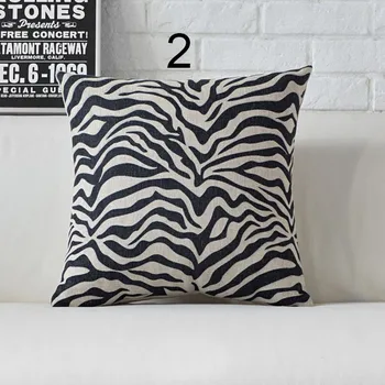 Черно - бели ивици на зебра модел Cusion корица мода прегръдка калъфка за мека мебел полиестер бельо Cojines Home Decor