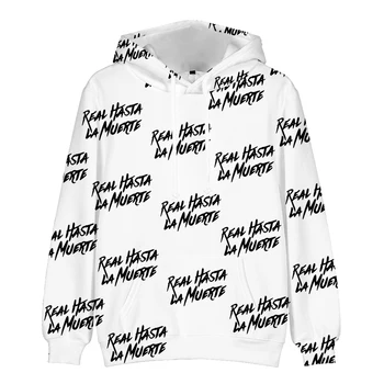 Черно хип-хоп букви мода 2020 Anuel AA hoody мъжки момчета hoody пуловер с качулка облекло Anuel AA дами момичета яке върховете